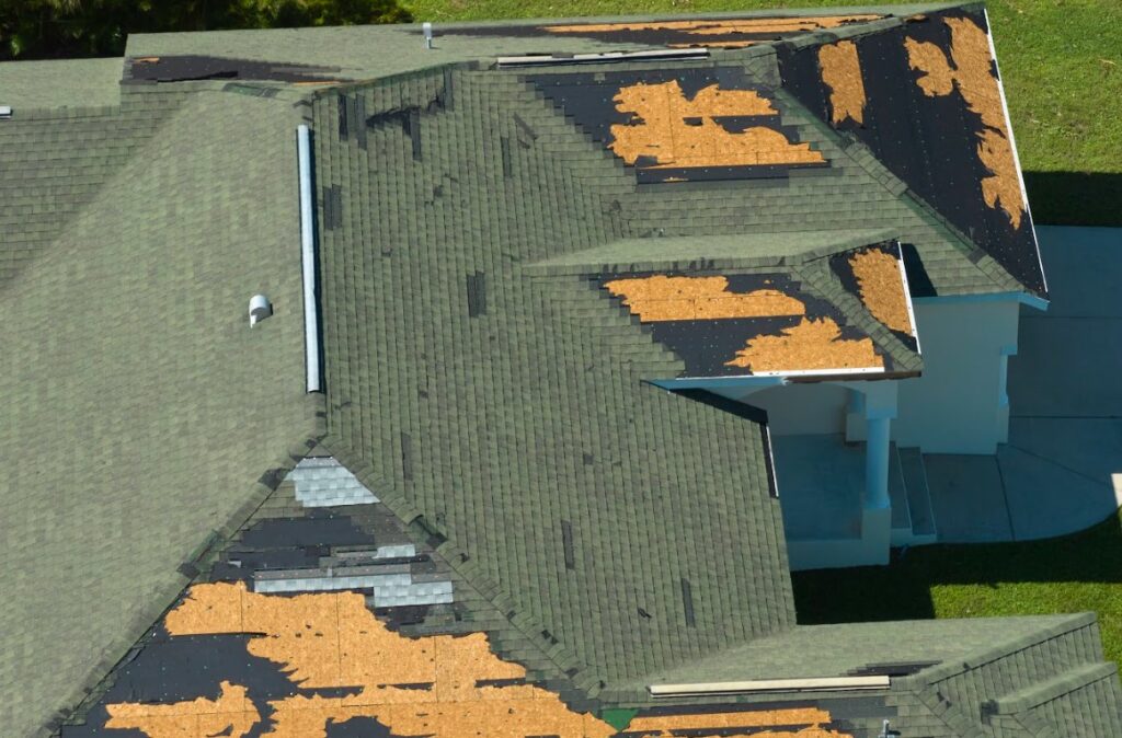 storm damage roof restoration in Port Wentworth, GA