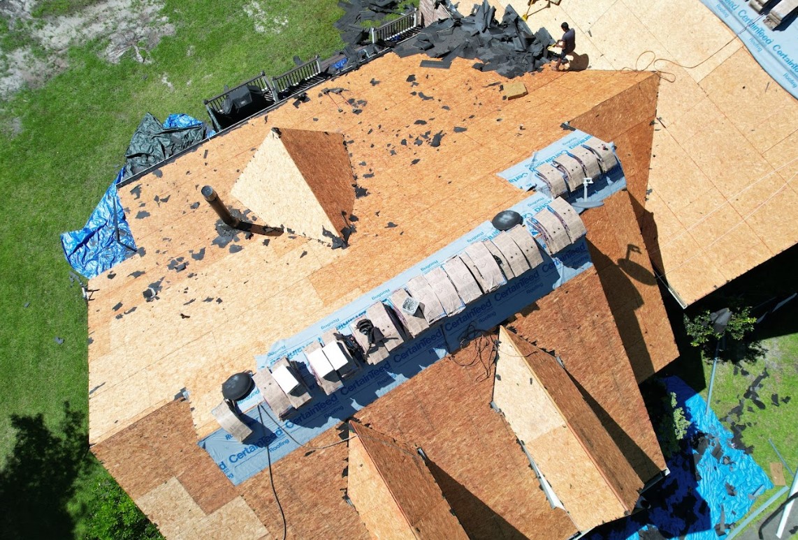 roof replacement process in Hardeeville, SC
